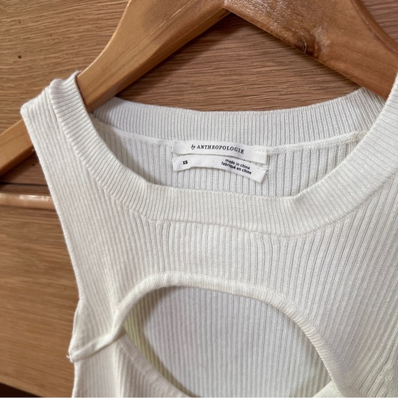 NWOT Ribbed Anthropologie Keyhole Tank size XS - Picture 2 of 4